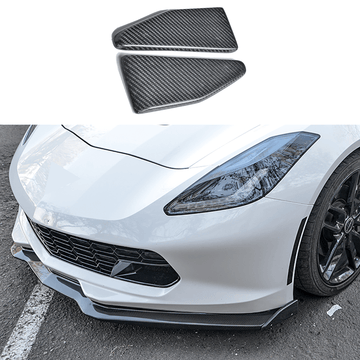 Se adapta a la extensión lateral delantera Chevrolet Corvette C7 Stage 2 2014-2019