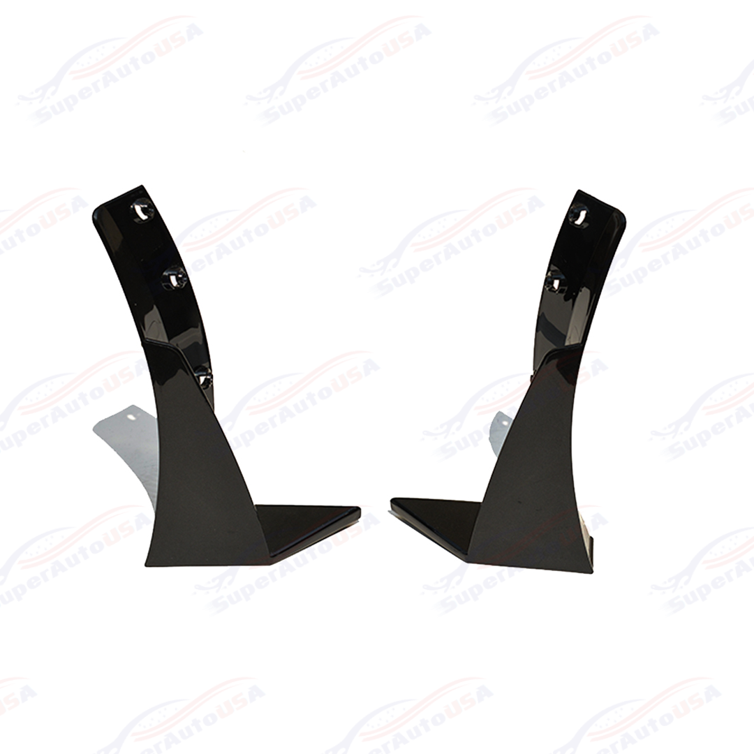 Fits Corvette C7 Stage 3 Front Spitter Wicker Bill Extension Winglets - 0