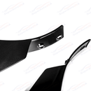 Fits 2014-2019 Corvette C7 Stage 3.5 ZR1 Style Carbon Flash Black Front Side Winglets-4