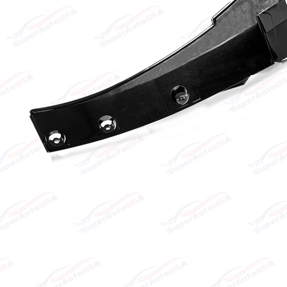 Fits 2014-2019 Corvette C7 Stage 3.5 ZR1 Style Carbon Flash Black Front Side Winglets