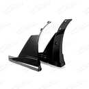 Fits 2014-2019 Corvette C7 Stage 3.5 ZR1 Style Carbon Flash Black Front Side Winglets-2