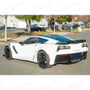 Fits Chevrolet Corvette C7 Dark Tinted Wick Bill Rear Spoiler Extension-6