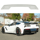 Fits Chevrolet Corvette C7 Light Tinted Wick Bill Rear Spoiler Extension-1
