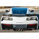 Fits Chevrolet Corvette C7 Light Tinted Wick Bill Rear Spoiler Extension-5