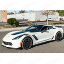 Fits Chevrolet Corvette C7 Light Tinted Wick Bill Rear Spoiler Extension-6