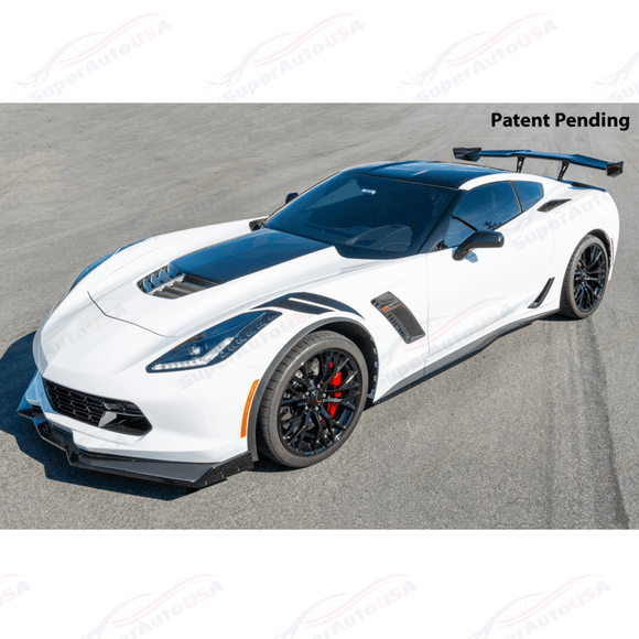 Fits 2014-2019 Corvette C7 ZR1 ZTK Style Rear High Spoiler Wing