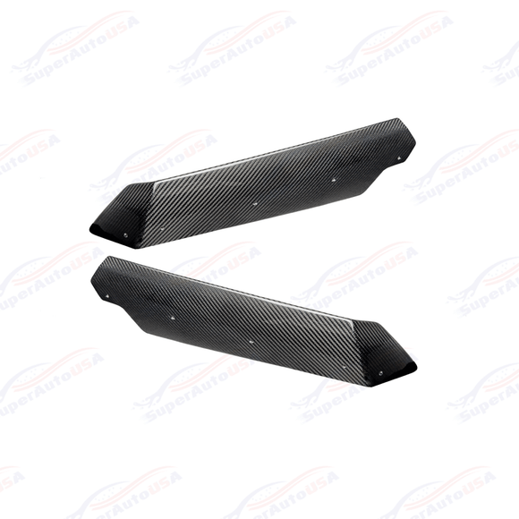 Fits Chevrolet Corvette C7 Carbon Fiber Rear Spoiler SIde Winglets
