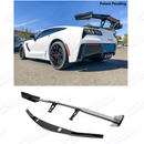 Fits 2014-2019 Corvette C7 ZR1 ZTK Style Rear High Spoiler Wing-22