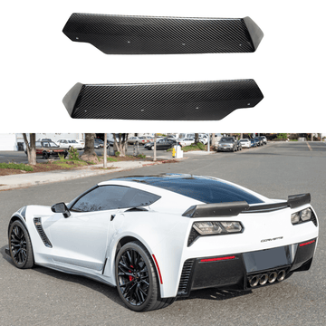 Se adapta a los alerones laterales del alerón trasero de fibra de carbono del Chevrolet Corvette C7