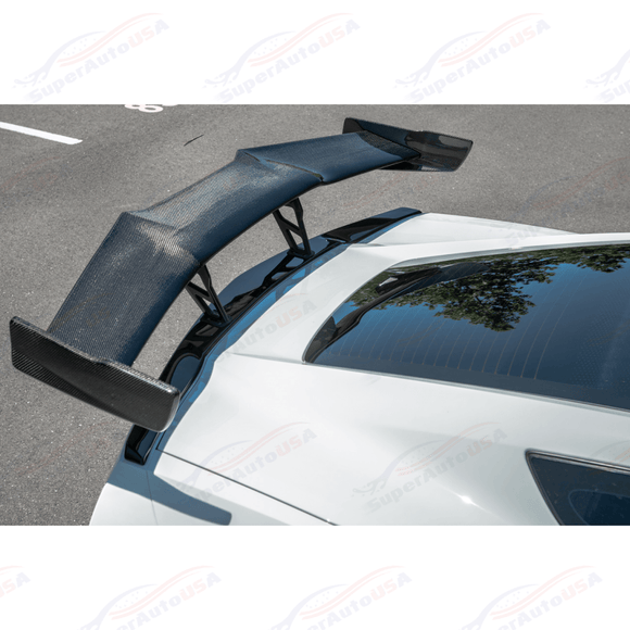 Fits 2014-2019 Corvette C7 ZR1 ZTK Style Rear High Spoiler Wing