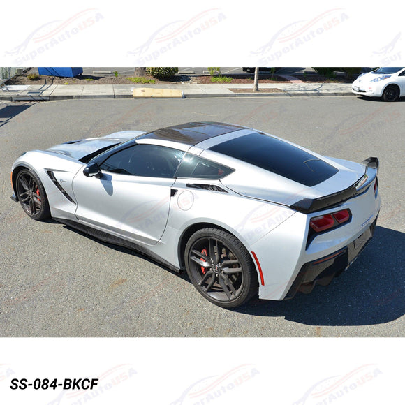 Se adapta a la extensión del panel basculante de faldones laterales estilo Z06 de Corvette C7 2014-19