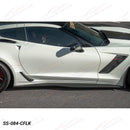 Se adapta a la extensión del panel basculante de faldones laterales estilo Z06 de Corvette C7 2014-19-9