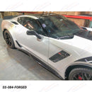 Se adapta a la extensión del panel basculante de faldones laterales estilo Z06 de Corvette C7 2014-19-22