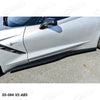 Fits Corvette C7 ZR1 Style Front Bumper Side Skirts Rear Spoiler Full Body Kit