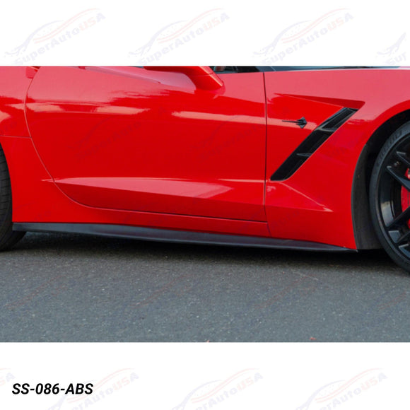 Fits Chevrolet Corvette C7 EOS Style Side Skirts Rocker Panels