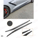 Fits Chevrolet Corvette C7 EOS Style Side Skirts Rocker Panels-4