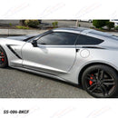 Fits Chevrolet Corvette C7 EOS Style Side Skirts Rocker Panels-7