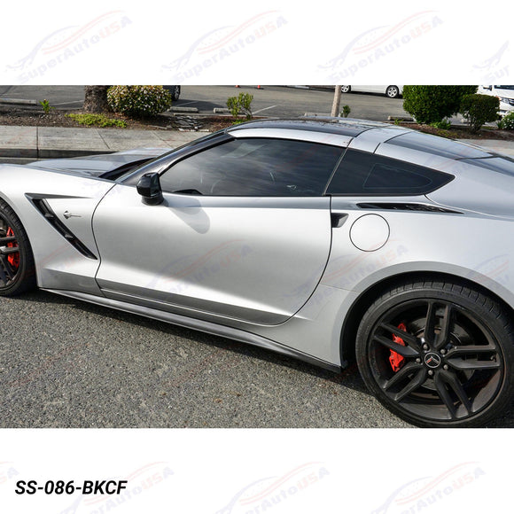 Fits Chevrolet Corvette C7 EOS Style Side Skirts Rocker Panels