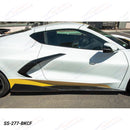 Fits 2020-Up Chevrolet Corvette C8 5VM Side Skirts Rocker Panels-20