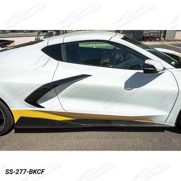 Fits 2020-Up Chevrolet Corvette C8 5VM Side Skirts Rocker Panels
