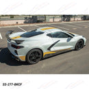 Fits 2020-Up Chevrolet Corvette C8 5VM Side Skirts Rocker Panels-21