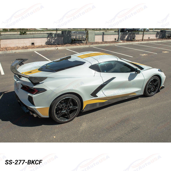 Fits 2020-Up Chevrolet Corvette C8 5VM Side Skirts Rocker Panels