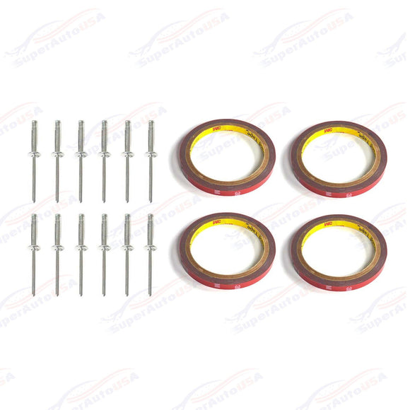 Fits 2020-Up Chevrolet Corvette C8 5VM Side Skirts Rocker Panels