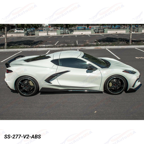 Fits 2020-Up Chevrolet Corvette C8 5VM Side Skirts Rocker Panels