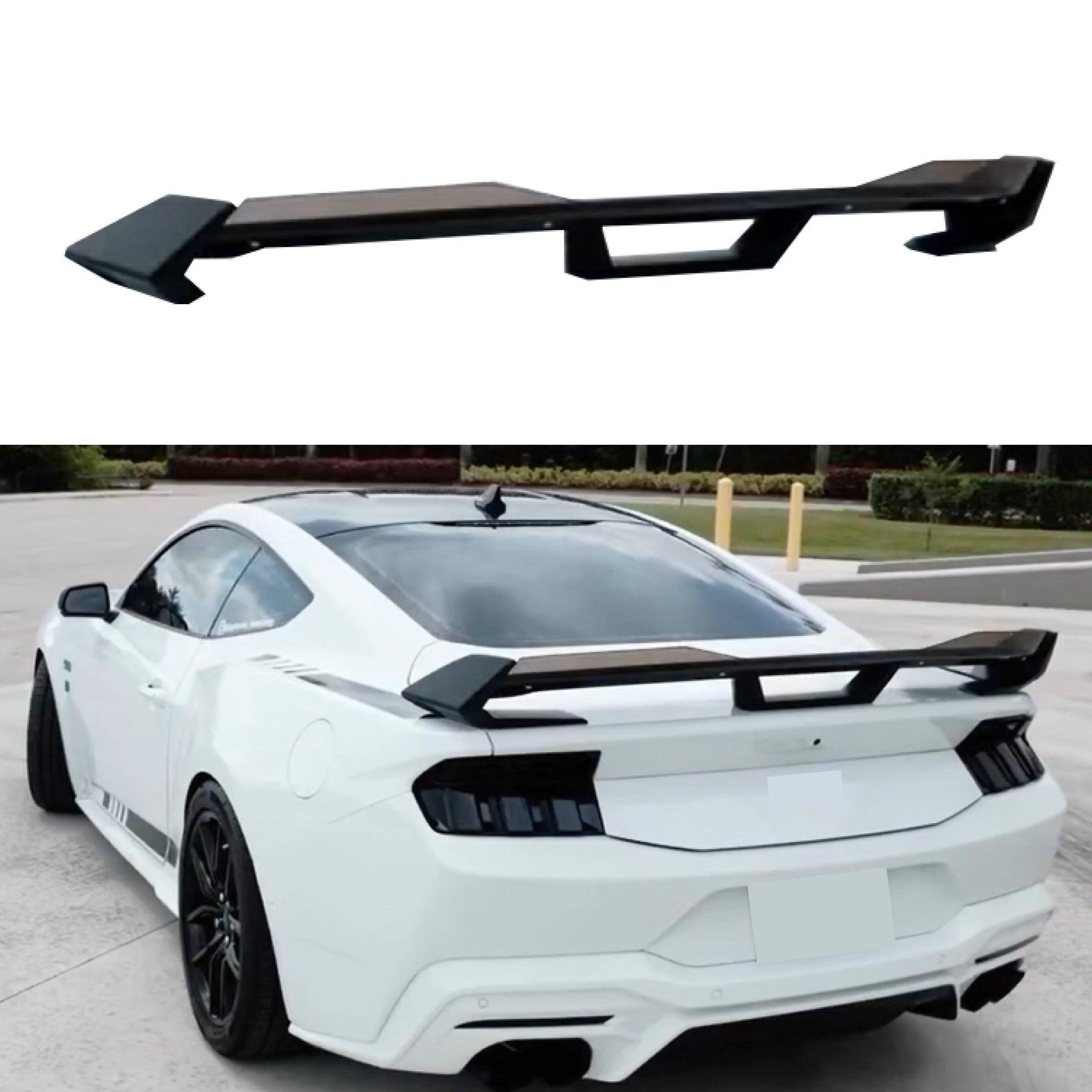 Fit 2024-2025 Up Ford Mustang GT Dark Horse Style Rear Spoiler Wing W ...