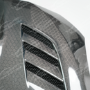 Se adapta al chasis Subaru WRX VA 2015-2021, capó con ventilación y motor delantero de fibra de carbono real-19