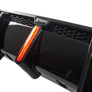 Divisor de parachoques delantero de fibra de carbono real compatible con Toyota GR Corolla 2023-2025 -13