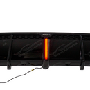 Divisor de parachoques delantero de fibra de carbono real compatible con Toyota GR Corolla 2023-2025 -5