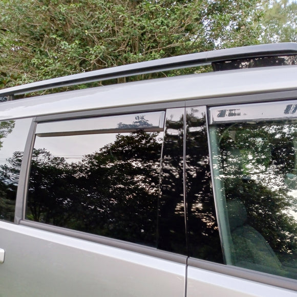 For Hyundai SantaFe 2024-2025 In-Channel Rain Guards Window Visors Sun Wind Snow Vent Side Deflectors