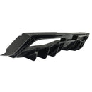 Shark Fin Style Gloss Black Rear Diffuser for 2023 Chevrolet Corvette C8
