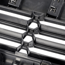 Rejilla de malla para parachoques delantero cromada y negra para Chevrolet Silverado 1500 2016-2019 -8