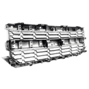 Rejilla de malla para parachoques delantero cromada plateada para Chevrolet Silverado 1500 2016-2019 -10