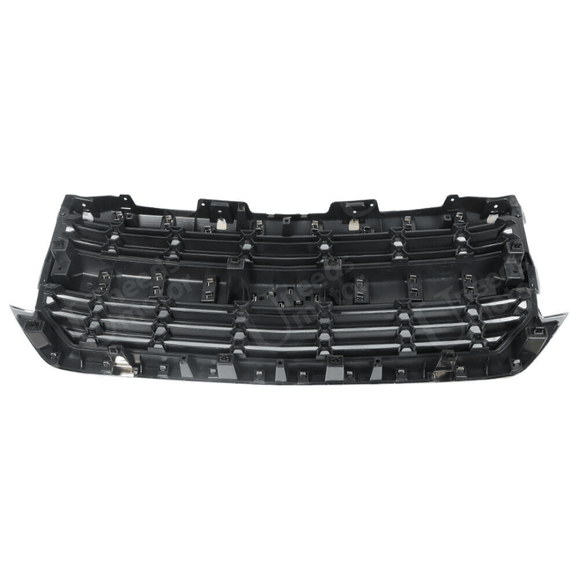 Rejilla de malla para parachoques delantero cromada y negra para Chevrolet Silverado 1500 2016-2019 