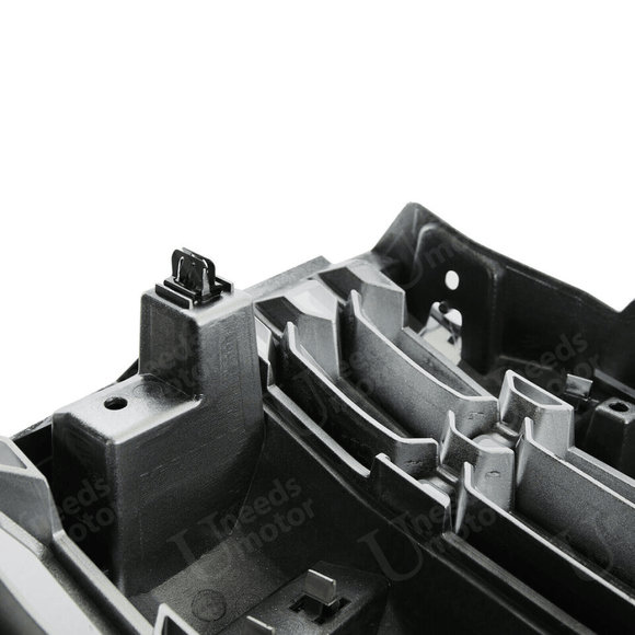 Rejilla de malla para parachoques delantero cromada plateada para Chevrolet Silverado 1500 2016-2019 