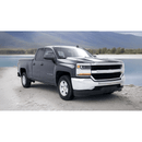 Rejilla de malla para parachoques delantero cromada y negra para Chevrolet Silverado 1500 2016-2019 -9