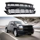 Fits 2016-2019 Chevrolet Silverado 1500 Black Front Bumper Grill Mesh Grille-1