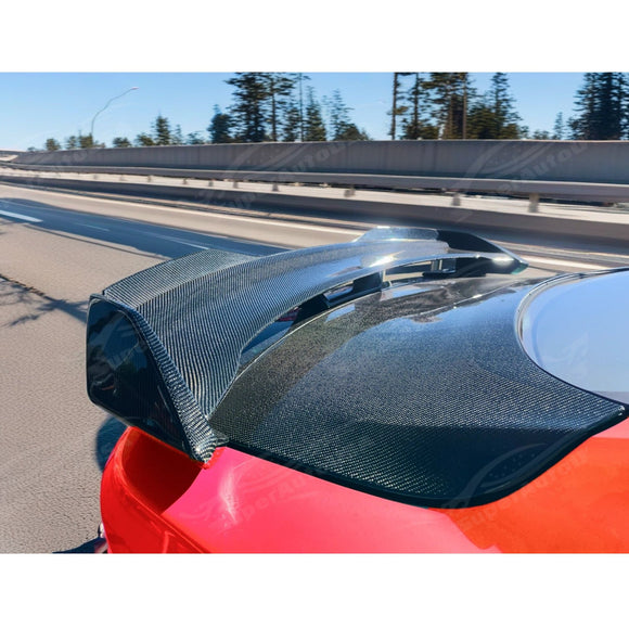 2024 Ford Mustang Rear Trunk Wing Spoiler for Aerodynamic Performance by SuperAutoUSA

