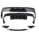 Lightweight Primed Rear Bumper Cover and Front Lip Body Kit for Mustang Dark Horse 2024.
