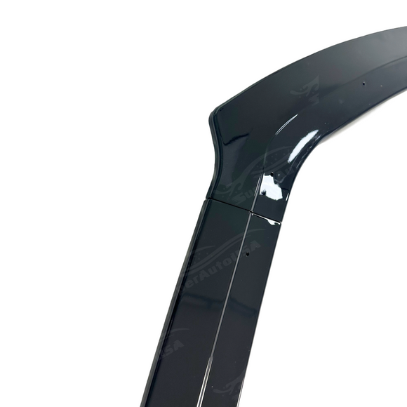 High-Quality Gloss Black Front Spoiler Splitters for 2014 Ford Focus by SuperAutoUSA
