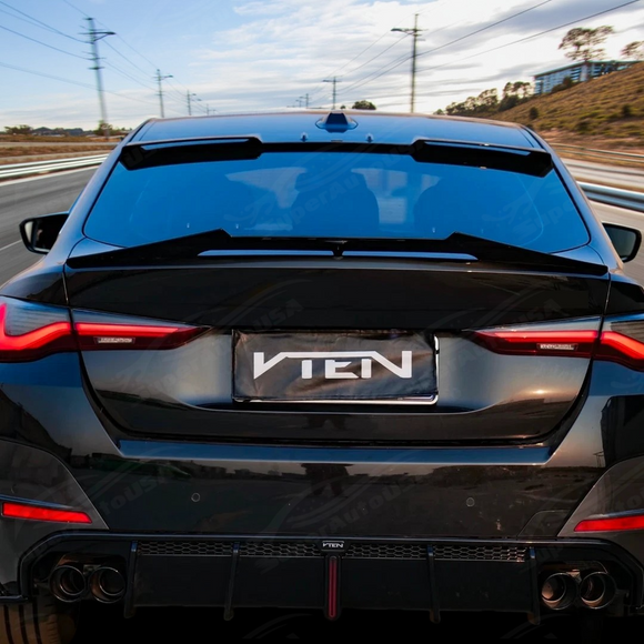VTEN roof spoiler's precise lines on a BMW 4 Series G22