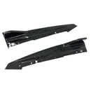 TRD Style Rear Splitters Corners in 4 Colors for 2018 Toyota Camry by SuperAutoUSA
