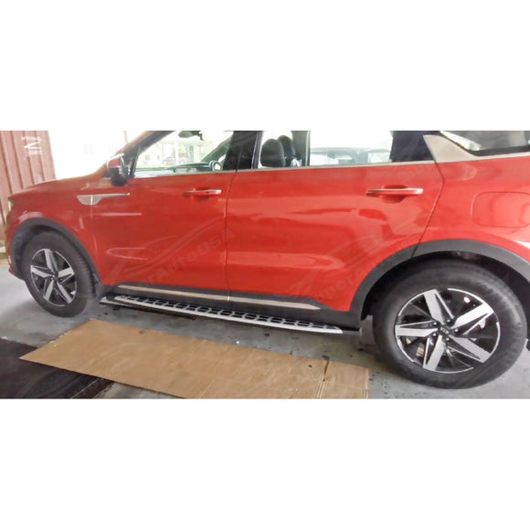 Fits 2021-2024 Kia Sorento MQ4 Running Boards Side Step Pedal Nerf Bar