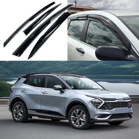 Fits 2023-2025 Sportage 3D Mugen Style Window Vent Visor Rain Guards Deflectors