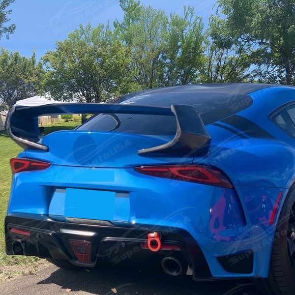 Toyota Supra 2022 Carbon Rear Lip Wing Spoiler Lightweight Style – SuperAutoUSA