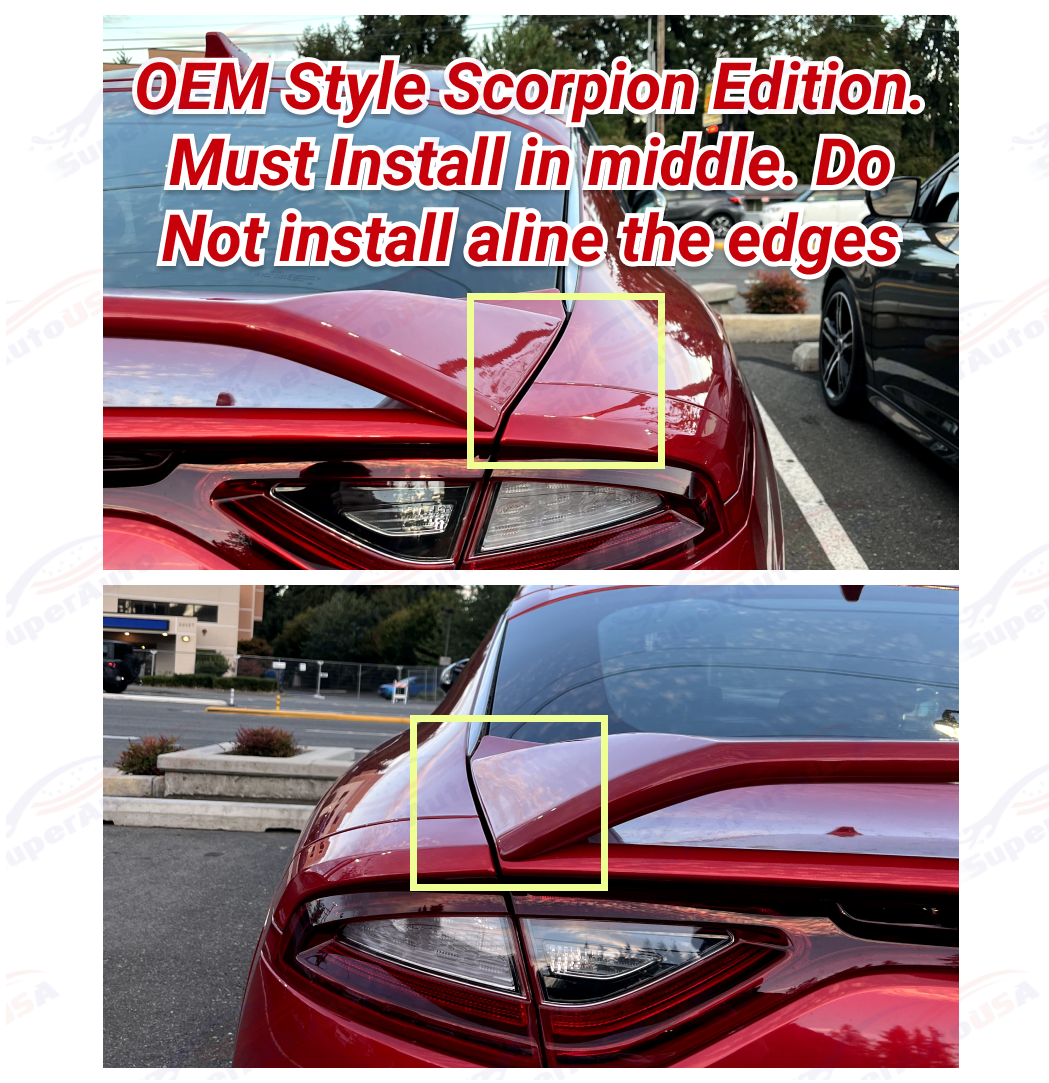Rear Spoiler & Wings - Scorpion GT Style | Fits Kia Stinger (2018-2024)
