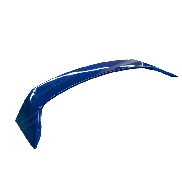 Close-up of the Scorpion GT Rear Spoiler Wing on Kia Stinger, featuring an anti-collision and anti-crush rear bumper chassis and rear diffuser lip for maximum safety and performance enhancement.